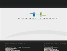 Tablet Screenshot of hanweienergy.com